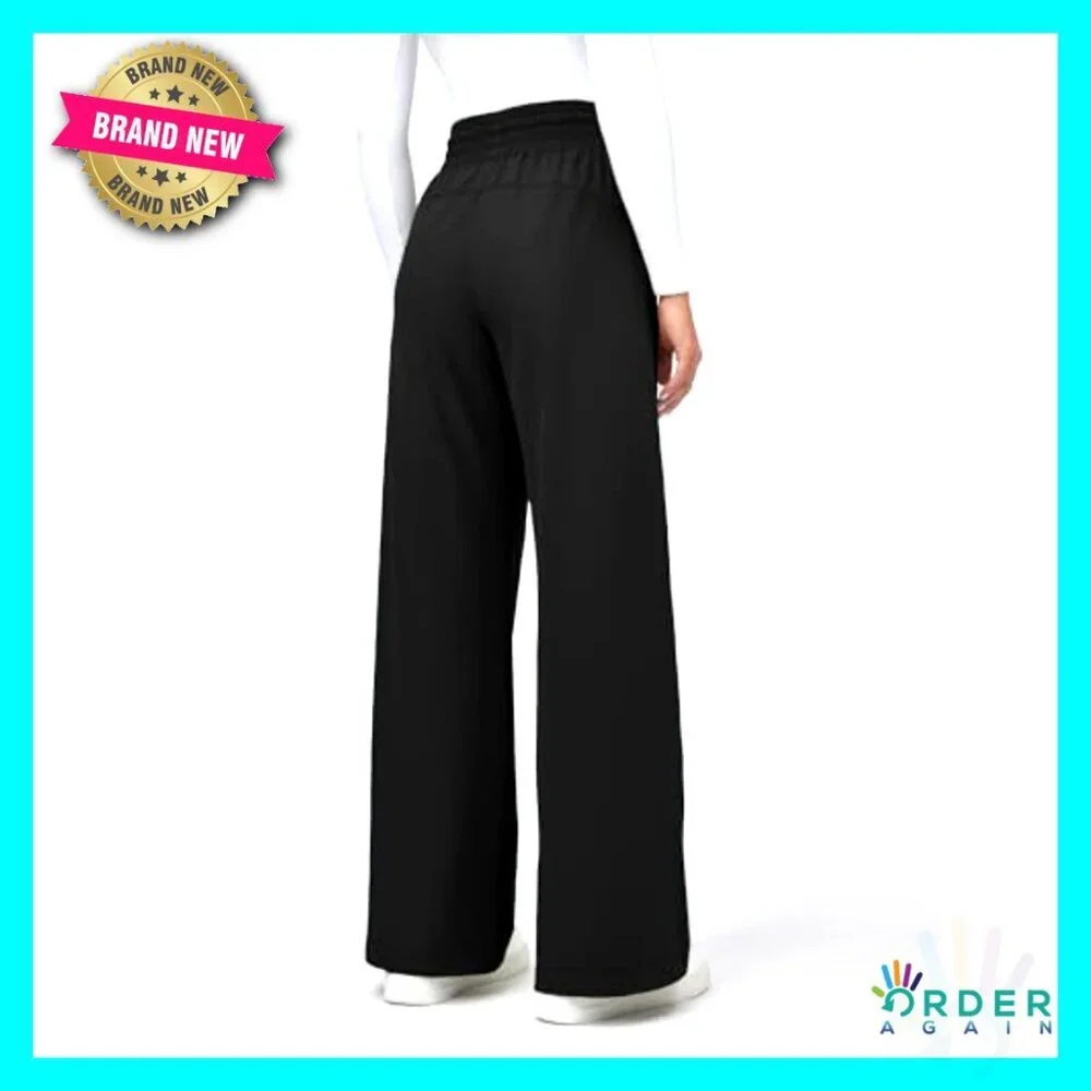 Quick-Dry Wide Leg Hiking Pants UPF 50+ Sun Protection Adjustable Waist